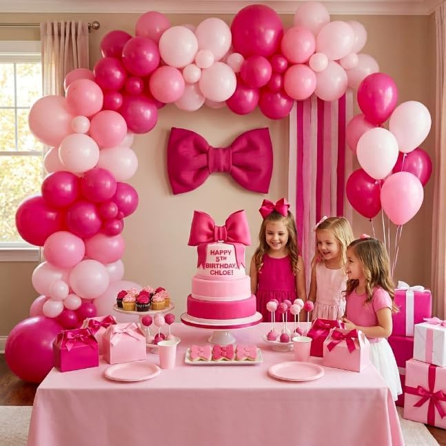 Pink and White Balloons - Image 3