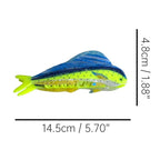 Novelty Aquatic Animals Hair Clips,Mahi-Mahi Fish Hair Clip,Cellulose Acetate Hair Clips,Big Claw Clips for Women