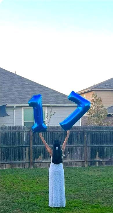 Navy Blue Number 7 Balloon 40 inch, 7th Birthday Party Balloons Decorations | - Image 5