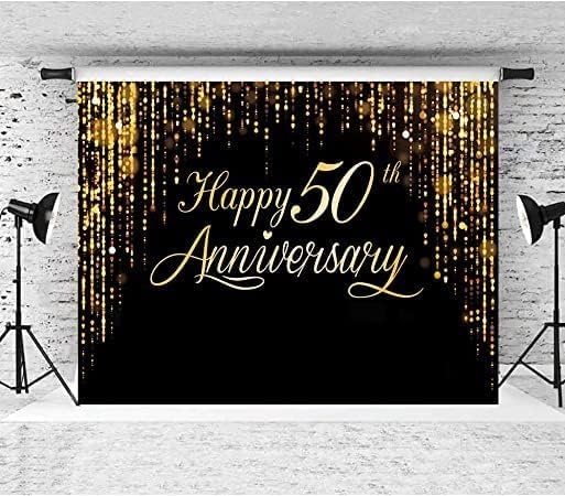 Anniversary Backdrop for Happy 50th Party - Image 4