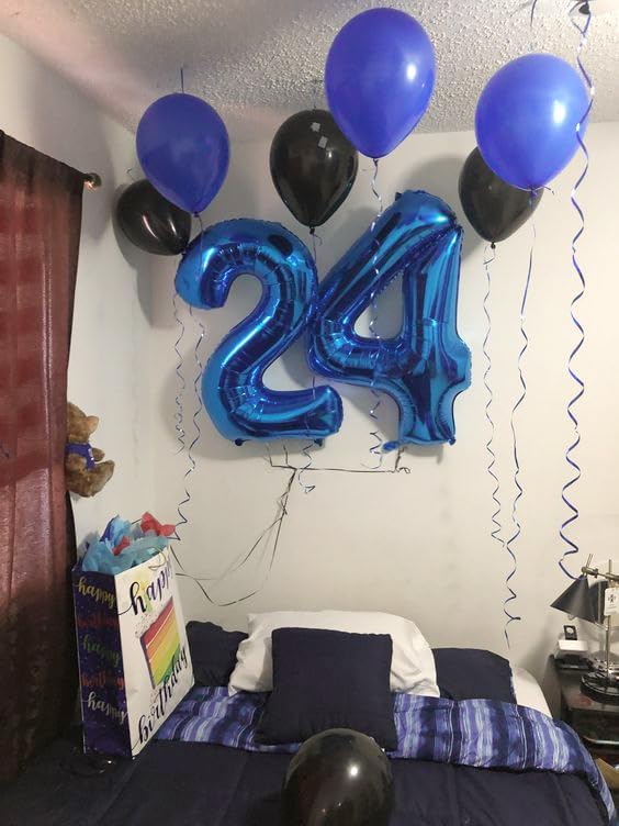 Navy Blue 40 Balloon - Image 8