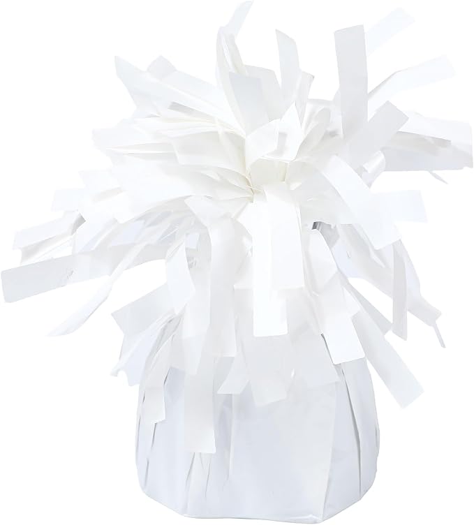 Balloon Weights White Metallic Anchor Balloon Holder by Unknown