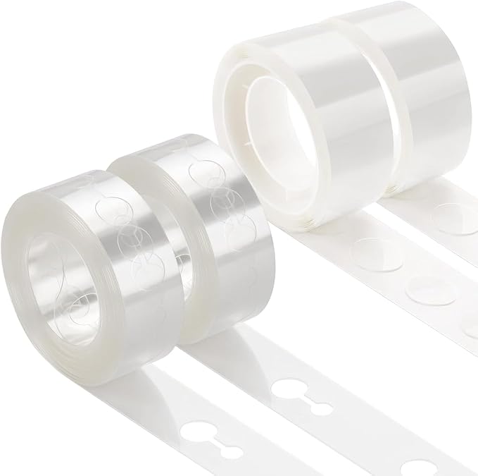 Efavormart Balloon Arch Kit – Clear Balloon Tape Strips & Glue Dot Rolls - Image 2