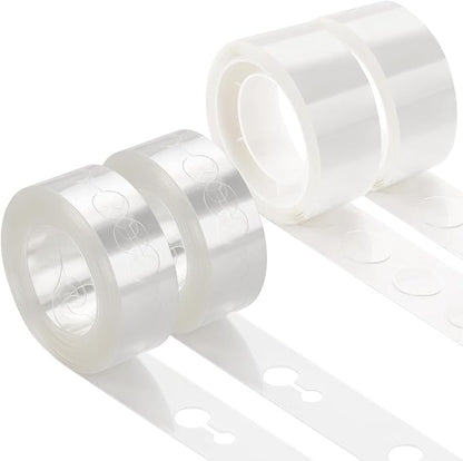 Efavormart Balloon Arch Kit – Clear Balloon Tape Strips & Glue Dot Rolls - Image 2