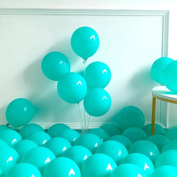 158PCS Teal Balloons Arch Garland Kit, Teal Birthday Party Decorations | - Image 6