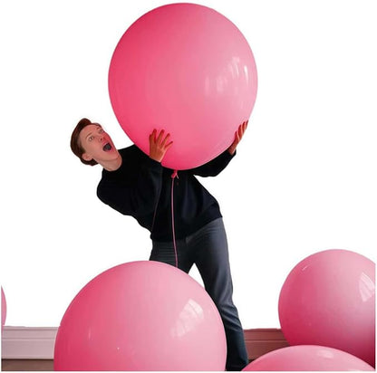 30 Pack Pink Balloons 36 Inch Pink Latex Party Large Balloon Bulk - Image 3
