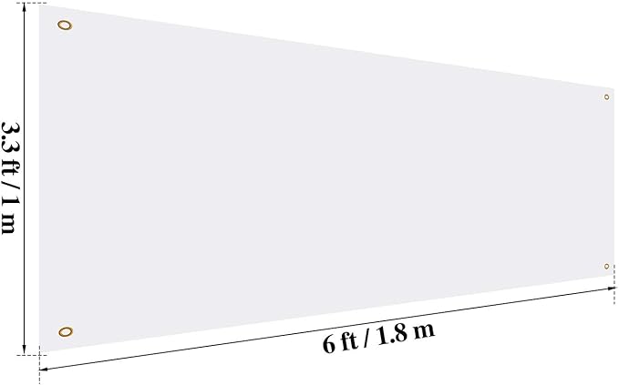 Zonon Large Blank Banners And Signs Polyester Oxford Cloth Sublimation Banner - Image 2