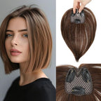 Hair Toppers for Women with Thinning Hair Extensions 360° 3D Toppers Hair Pieces for Women Clip Ins Fake Bangs Hair Pieces Perfect Solution for Stylish Upgrade