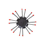 Cricket Static Free RPM 8 Row Round Hair Brush - Curling, Blow Drying, Detangling and Styling Wet or Dry, Suitable for All Hair Types