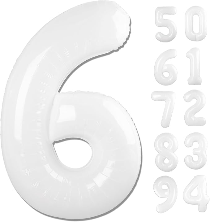 White 6 Balloon by IWERP