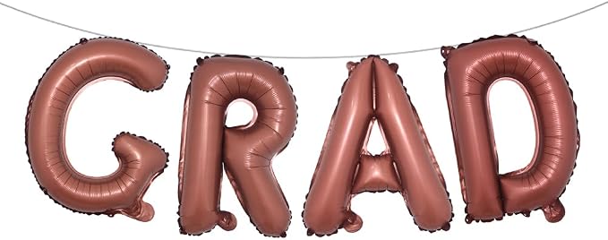 Foil Balloons Congrats Graduation Party Balloons Congratulations Letter Grad by RUIANSI