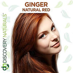 Red Henna Hair Color For All Kit | 100% All Natural Hair Dye & Beard Dye Powder (Ginger Natural Red) Organic, Herbal & Vegan Chemical & Cruelty Free Permanent Gray Coverage & Tinting