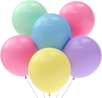 30 pcs Pastel Colorful Balloons 18 Inch by BAIBAOXIANG