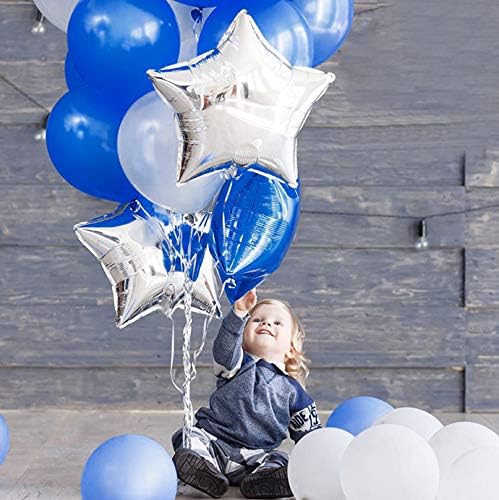 24 Pcs 18" Blue Star Balloons Foil Balloons Mylar Balloon - Image 5