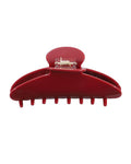 HAIMEIKANG Large Acetate 4 Inch Hair Claw Clip for Women - French Style Hair Claws for Thick Hair with Non-Slip Teeth, Hair Accessories for Updos, Buns & Ponytails