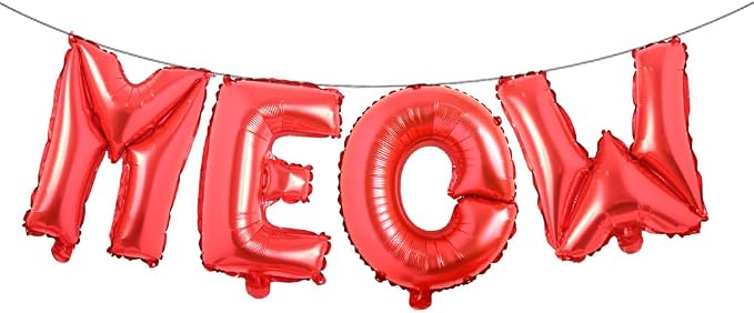 Cat Birthday Party Balloons by RUIANSI