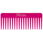 Punky Wide Tooth Comb for Women - Pink, Detangler Comb, No Handle Hair Detangling Combs for Wet, Dry & Curly Hairs