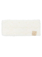 C.C Children's Kids' Winter Warm Cable Knit Fuzzy Lined Ear Warmer Headband