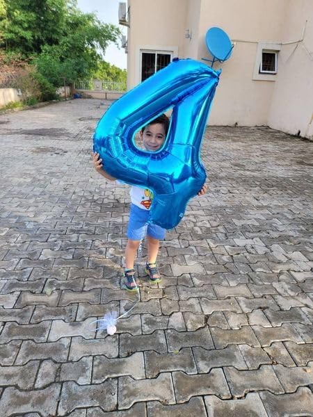 Navy Blue Number 21 Balloon 40 Inch - Image 7