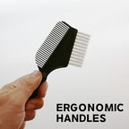 Vibrant Hair Color Brush Set - 5 Pieces, Durable Hair Dyeing Tools, Easy Application, Multi-Size Brushes, Lightweight Design, and Washable Material, Made in Korea