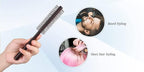 Small Round Brush for Short Hair, 1.3 Inch Mini Quiff Roller circular comb with soft Nylon Bristle for Men and Women, for Styling, Lifting, Volume, Curling Thin Hair, Bangs, Beard