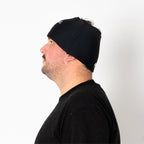 Huggs Migraine Relief Cap - Never Drinking Again - Cooling Gel Head Wrap, Cold Compress Cap for Headache, Stress, & Tension