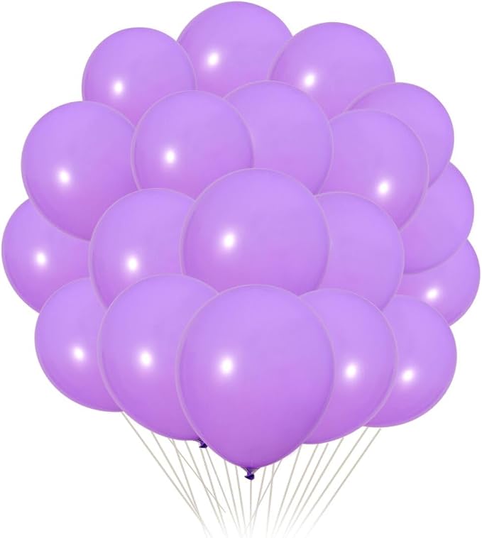 300 Pack Purple Balloons 12 inch Purple Latex Party Balloon Bulk by ZWZLIULIAN