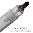 FRCOLOR Scalp Applicator Comb with Dropper and Brush for Precise Hair Oil Application Suitable for All Hair Types Compatible with Growth Serums and Scalp Treatments