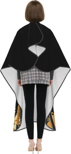 Custom Barber Cape for Men Personalized Professional Hair Cutting Cape with Text for Home Salon Barbershop