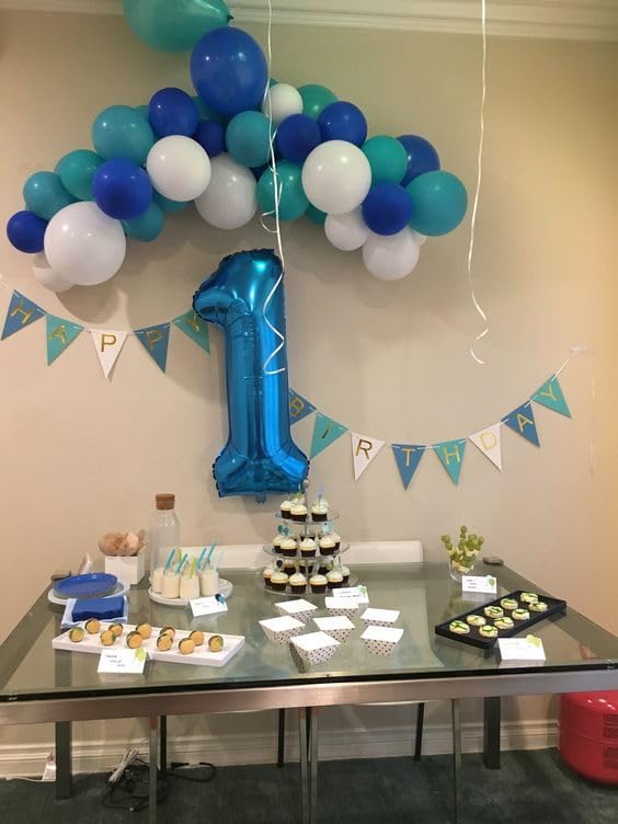 Navy Blue 13 Balloon - Image 2