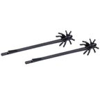 Rosemarie Collections Women's Spooktacular Halloween Hair Clip Bewitching Bobby Pins Set (Black Spider)