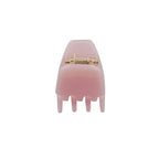 Luxury Pink Claw Clip for Women | Our Acetate Pink Hair Clip Feels Light, Looks Smooth and is Easy to Wear | Use for easy Half Ups with No Snagging and a Secure Grip in our Mini One Inch Size