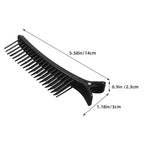 NOLITOY 4Pcs Hair Sectioning Grip Clips, Professional Parting Comb Clips Hair Styling Tools for Cutting Coloring Dying Salon