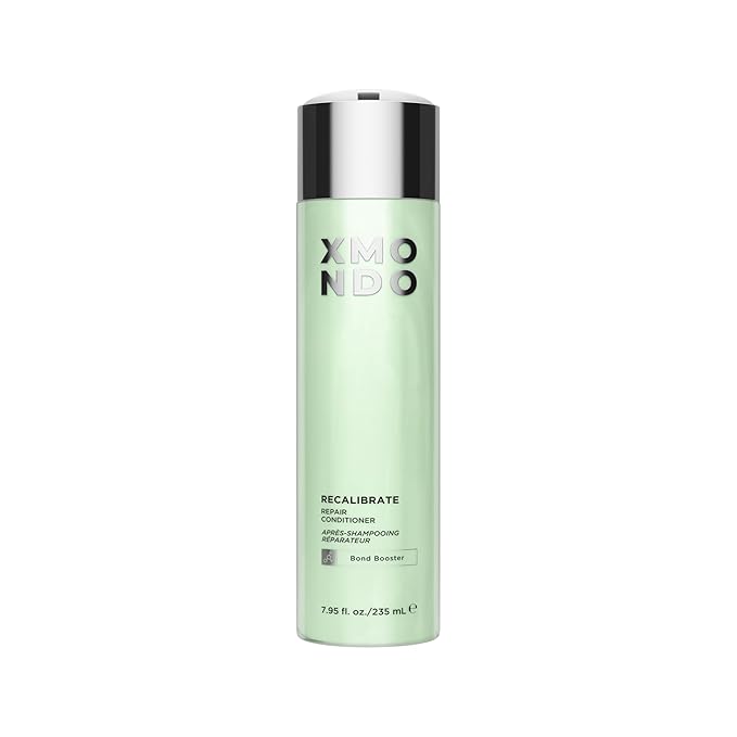 XMONDO Hair Recalibrate Bond Repair Conditioner | Vegan Formula with Maracuja Oil, Hyaluronic Acid, and Bond Building Technology to Rewind, Restore, and Reseal Dry Damaged Hair, 8 Fl Oz 1-Pack