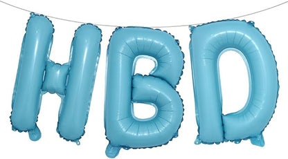 16 Inch HBD Balloons for Boho Birthday Party Decorations by RUIANSI