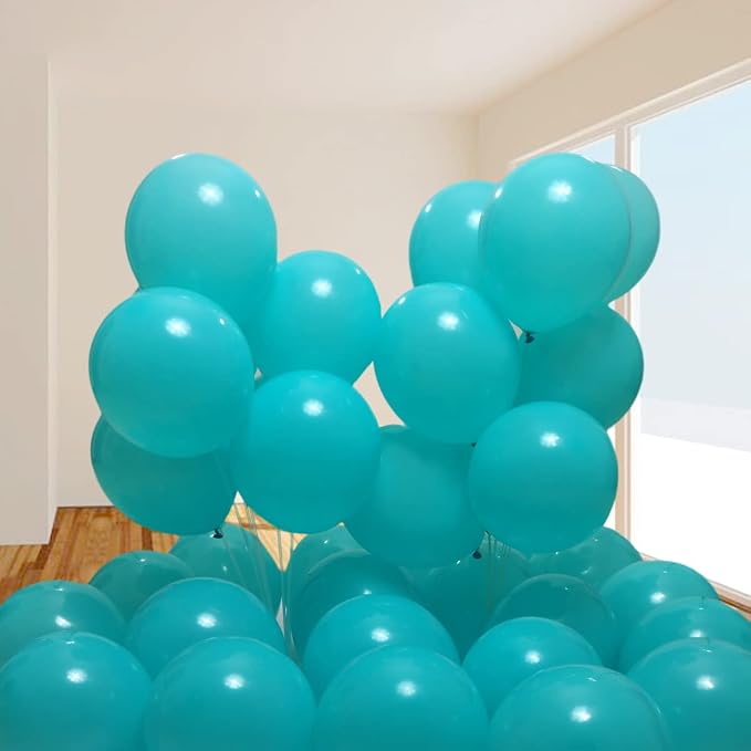 300 Pack Turquoise Teal Balloons 12 inch Turquoise Latex Balloon Bulk - Image 5