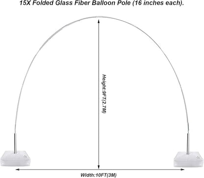 LANGXUN 20ft Balloon Arch Kit, Balloon Arch Stand - Image 2