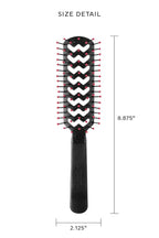 Cricket Static Free Fast Flo Vent Hair Brush - Quick Blow Drying, Easy Styling, and Tangle-Free Detangling for All Hair Types, Long, Short, Thick, Thin, Curly, Straight, and Wavy