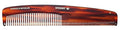 #4 Handmade Wide Narrow Tooth Comb Tortoise Havana Acetate Thick Coarse Curly Thin Fine Straight Hair Detangling Parting Grooming Teasing Styling Hairdresser Barber Hairdressing Wet Dry Pocket