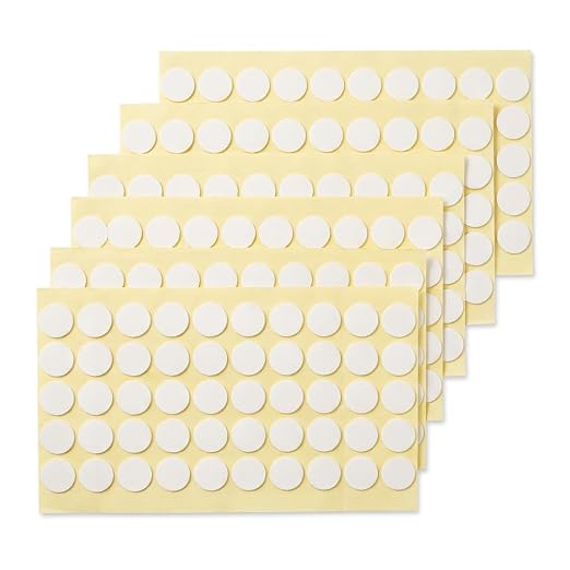 300 PCS Sticky Dots Double Sided, 0.79" X 0.04" Adhesive Dot | Removable by Unknown
