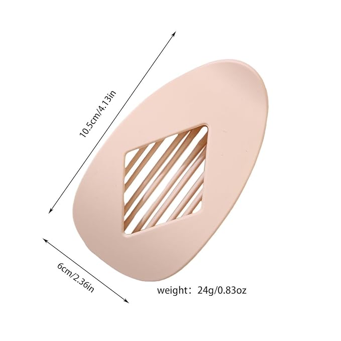 Flat Hair Claw Clips for Women,Matte Medium Hair Clips for Thick & Thin Hair- Comfortable Everyday Use for Office, Yoga, Party & Casual Styling (4PCS J)