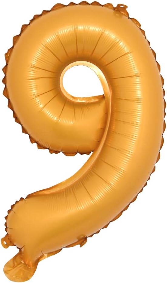16" inch Single Orange Alphabet Letter Number Balloons Aluminum Hanging Foil by RUIANSI