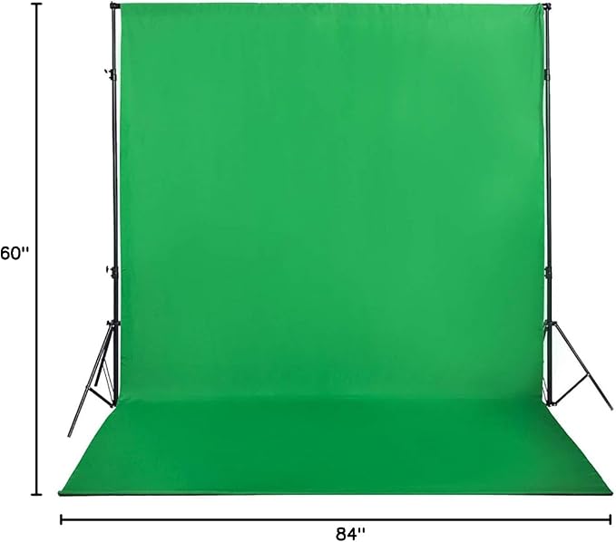 Green Screen Backdrop 5x7ft Photo Backdrop Chromakey Muslin Portrait Green - Image 7