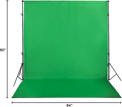 Green Screen Backdrop 5x7ft Photo Backdrop Chromakey Muslin Portrait Green - Image 7