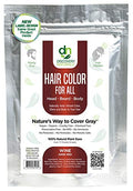 Red Henna Hair Color For All Kit | 100% All Natural Hair Dye & Beard Dye Powder (Wine Dark Red) Organic, Herbal & Vegan Chemical & Cruelty Free Permanent Gray Coverage & Tinting