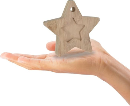 Natural Colored Star Bamboo Balloon Weight - Image 3