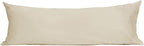 Sunflower Body Pillowcase 100% Cotton Long Pillow Cover/Case Envelope Closure 1 Pack, 21×54 inches Light Brown, Soft and Breathable