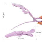 Ondder 24 Pack Alligator Hair Clips for Women and Girls - Styling, Sectioning, and Cutting Hair - Light Purple
