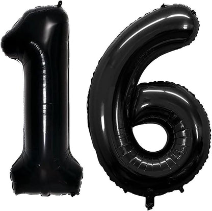 Number 16 Balloons for 16th Birthday Sweet 16 Party Decorations, 42 Inch Jumbo by GOER