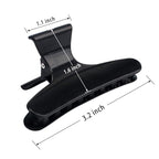 Ondder Hair Clips for Styling Sectioning Black Butterfly Hair Clips Clamps Claws Pro Salon Hair Clips for Cutting, Styling, Sectioning, Coloring Hair styling Clips Butterfly Clips Hair Accessories for